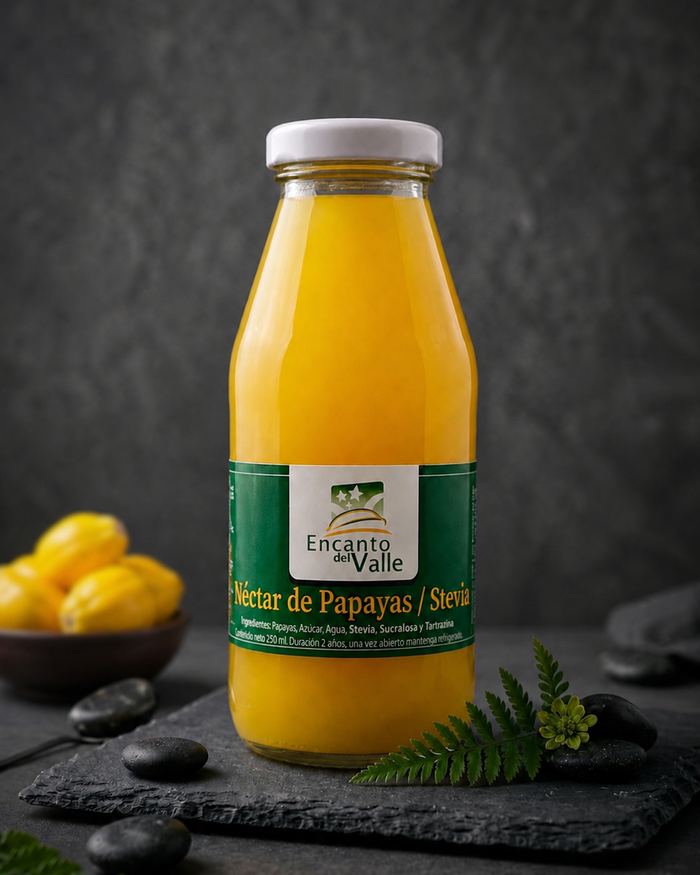 Néctar de Papayas con Stevia Encanto del Valle
